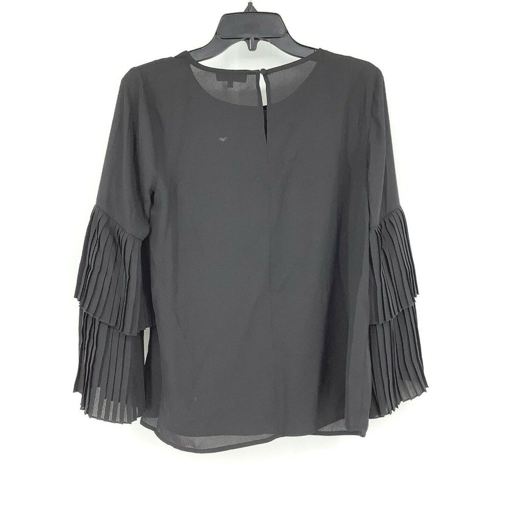 1.state Women's Medium M Ruffle-Sleeve Blouse - Picture 2 of 8